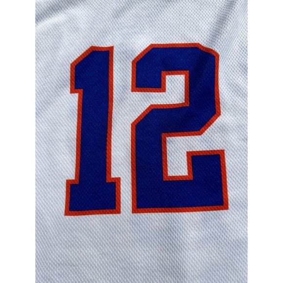 Nike Detroit Pistons Hamilton #12 Men White Jersey Mesh Sewn  Large Sports Core - Picture 10 of 14